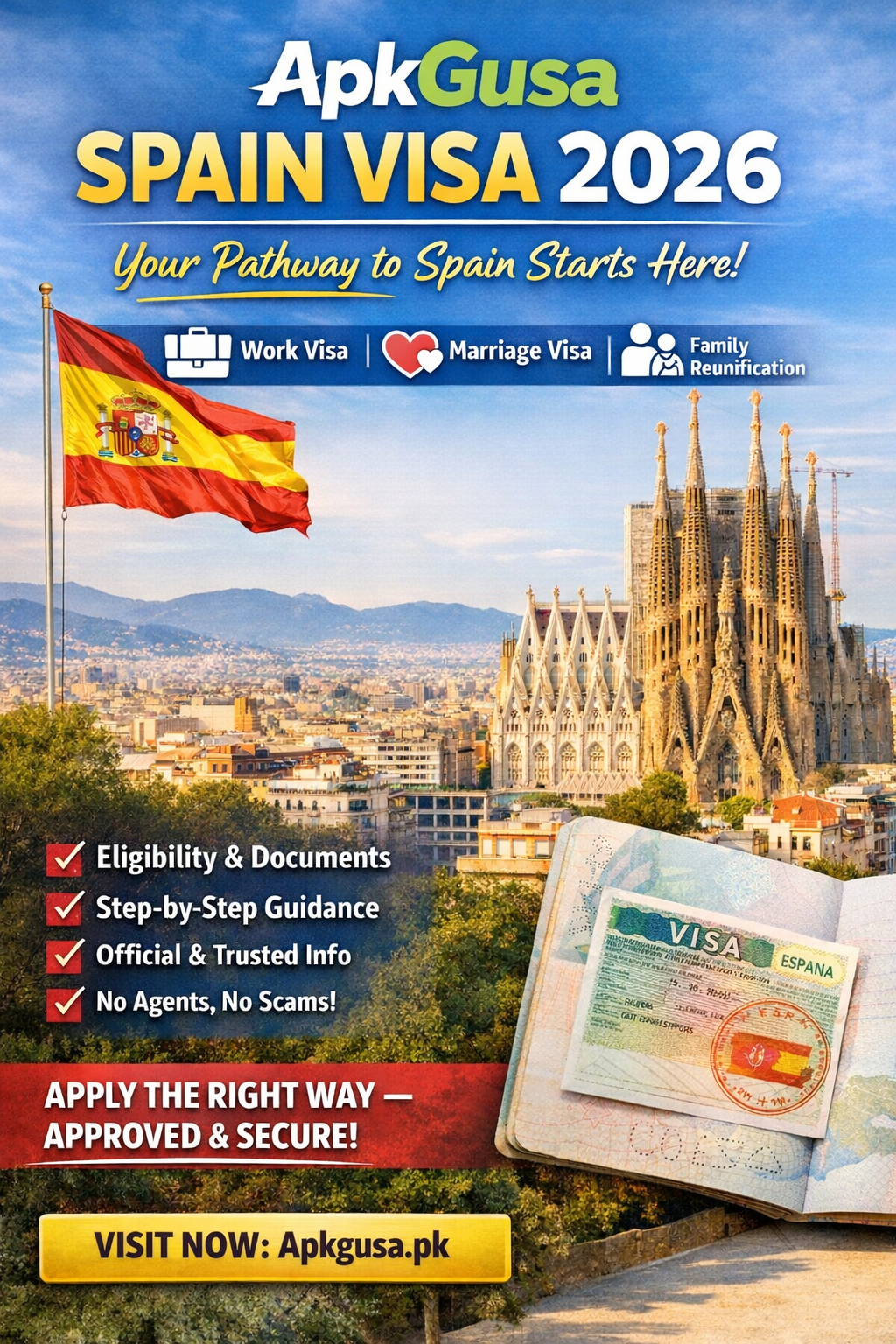 ApkGusa Spain Work Visa 2026