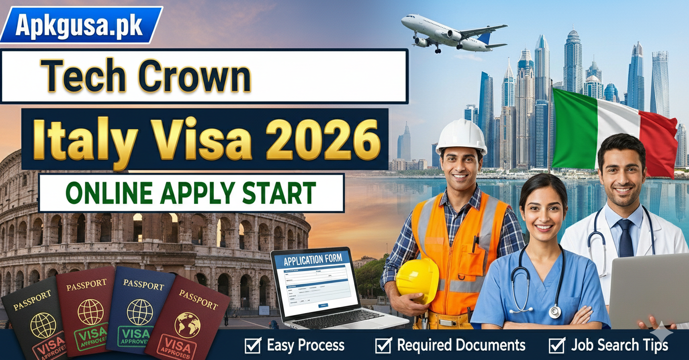 Tech Crown Italy Visa 2026 Online Apply